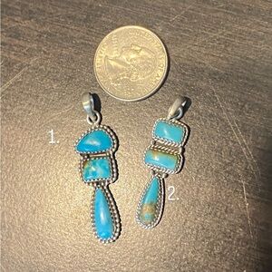 Turquoise and Silver pendant